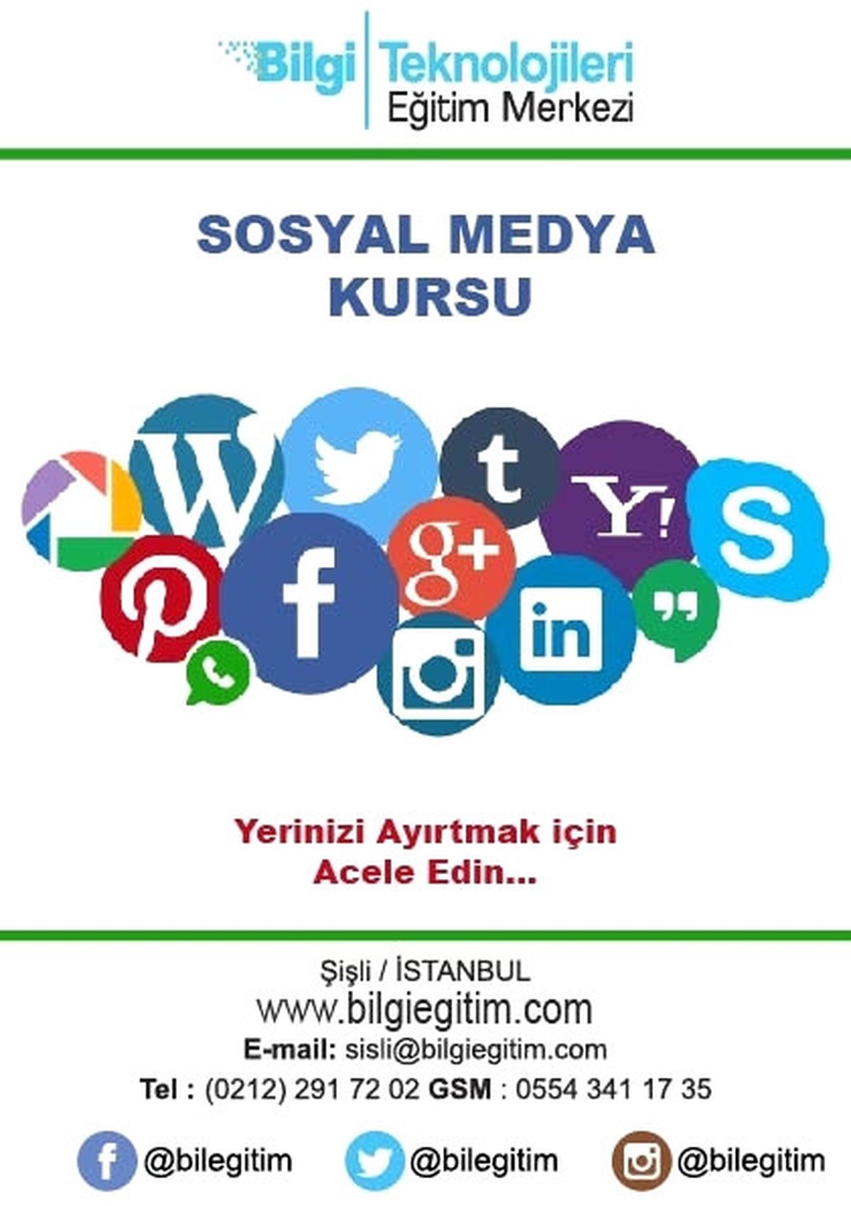 Sosyal Medya Kursu