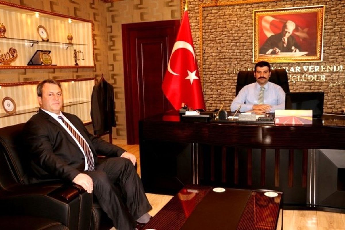 Yeni Emniyet Müdüründen Kaymakam Yosunkaya\'ya Ziyaret