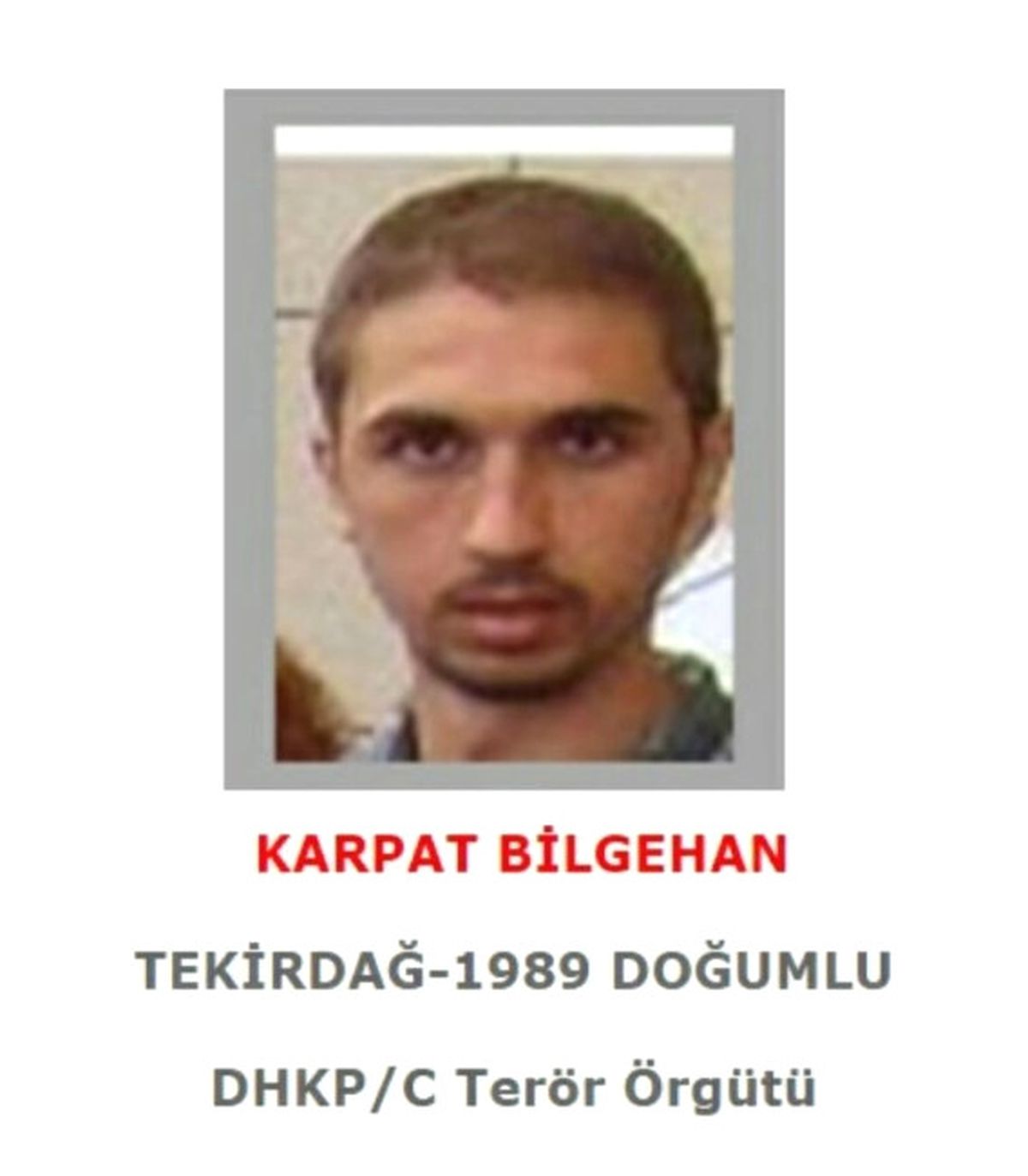 AK Parti İl Başkanlığına Saldırının Faili Dhkp-C\'li Terörist Ölü Ele Geçirildi