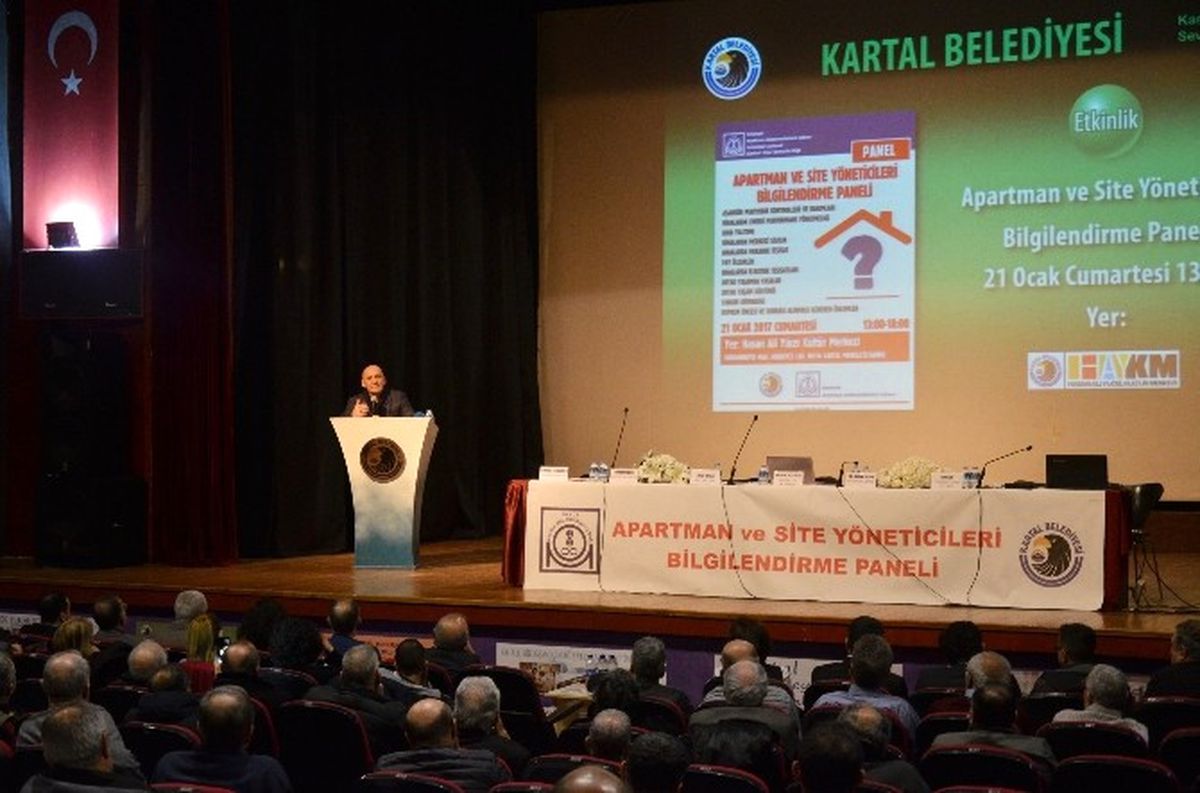 Kartal Belediyesi "Apartman ve Site Yöneticileri Bilgilendirme Paneli" Düzenledi