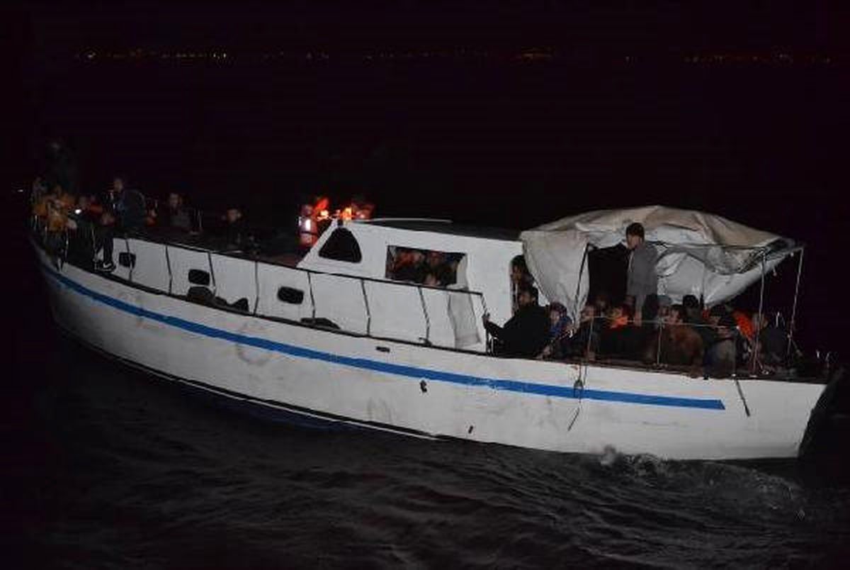 Türkiye Karasularında Son Bir Haftada 59 Düzensiz Göçmen Yakalandı