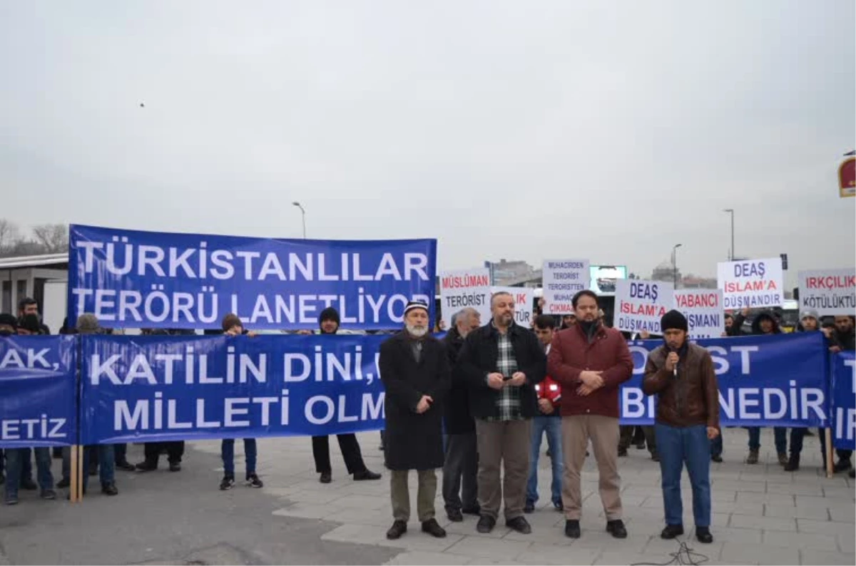 Üsküdar\'da Terör Protestosu