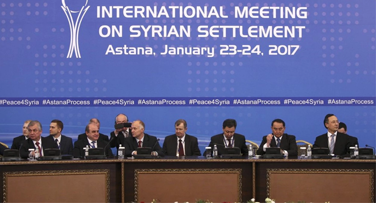Astana Görüşmelerinde Masalarda Dikkat Çeken Kart: Suriye Arap Cumhuriyeti