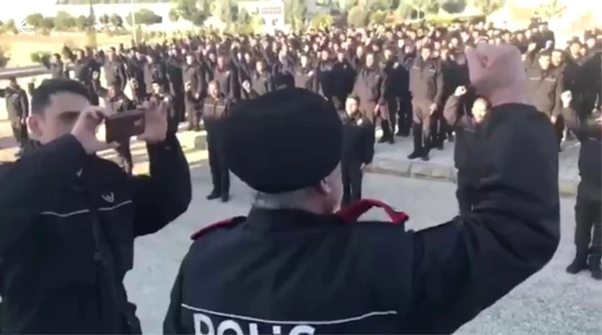 Cerablus Polisinden Erdoğan ve Türkiye Sloganları