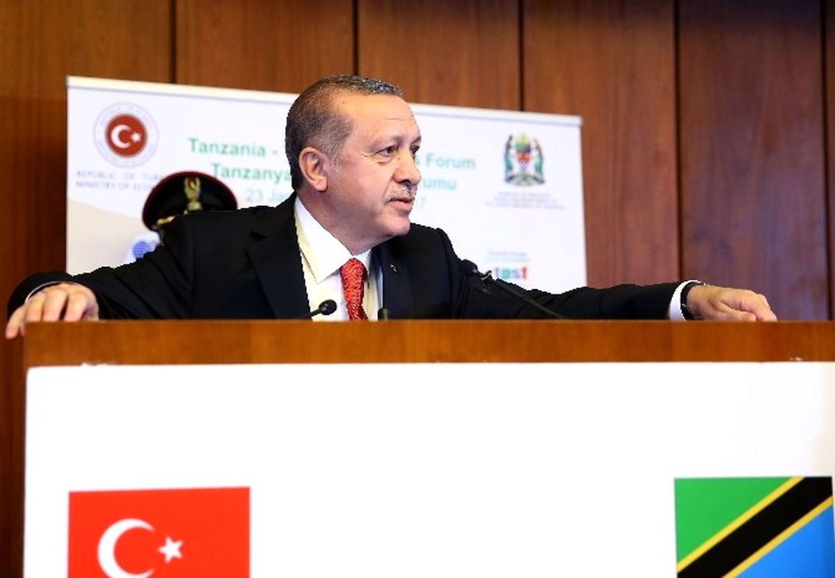 Erdoğan: "Bu Sinsi Terör Örgütünün Tanzanya\'da da Uzantıları Olduğunu Biliyoruz"
