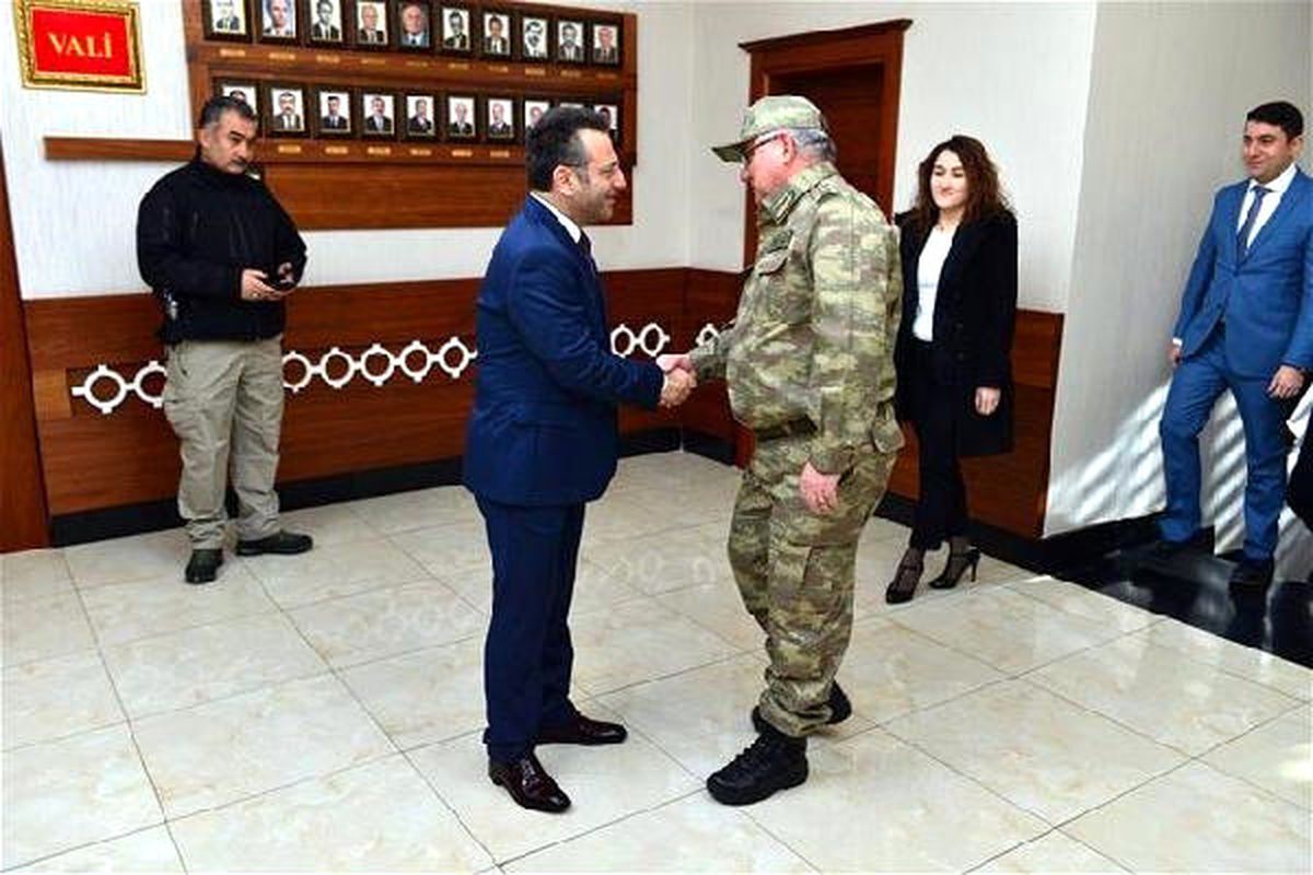 Jandarma Genel Komutan Yardımcısı Korgeneral Kalkan, Vali Aksoy\'u Ziyaret Etti