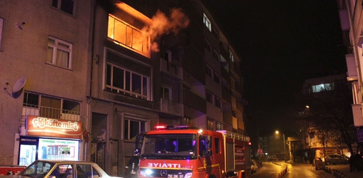 Konya\'da Korkutan Yangın