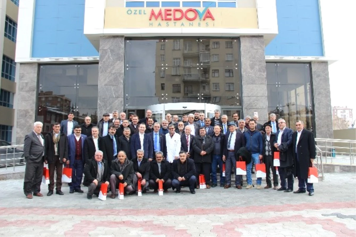 Medova Hastanesi, Muhtarları Ağırladı