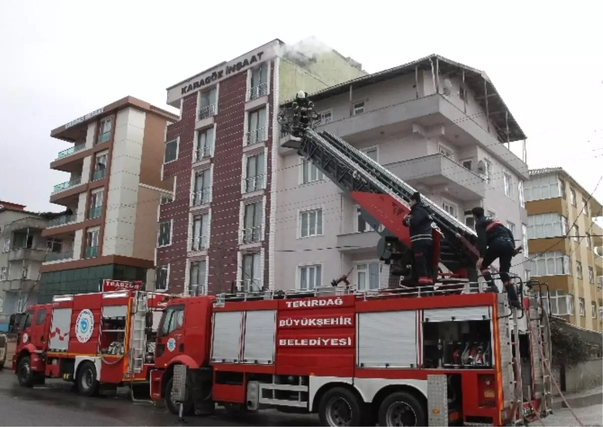 Tekirdağ\'da Ev Yangını