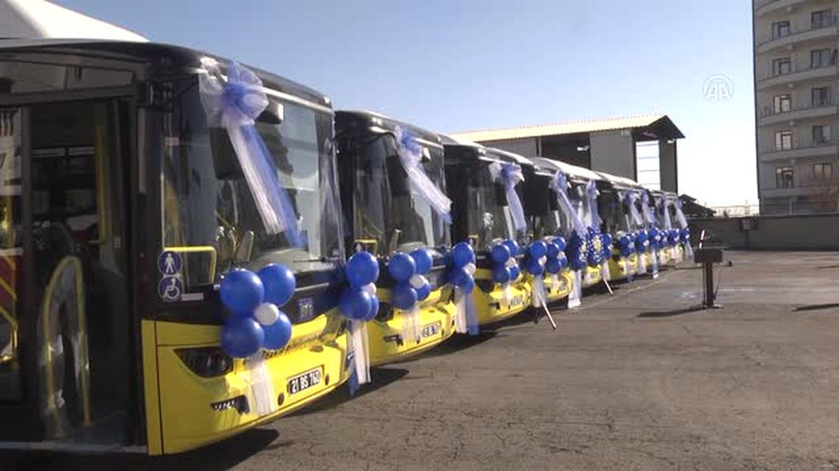 Diyarbakır\'da Ulaşıma Doğalgazlı Otobüs Takviyesi