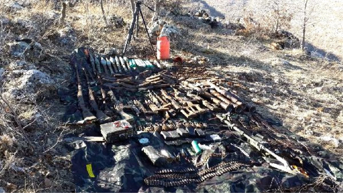 Hasankeyf\'te PKK\'nın Silahları Bulundu