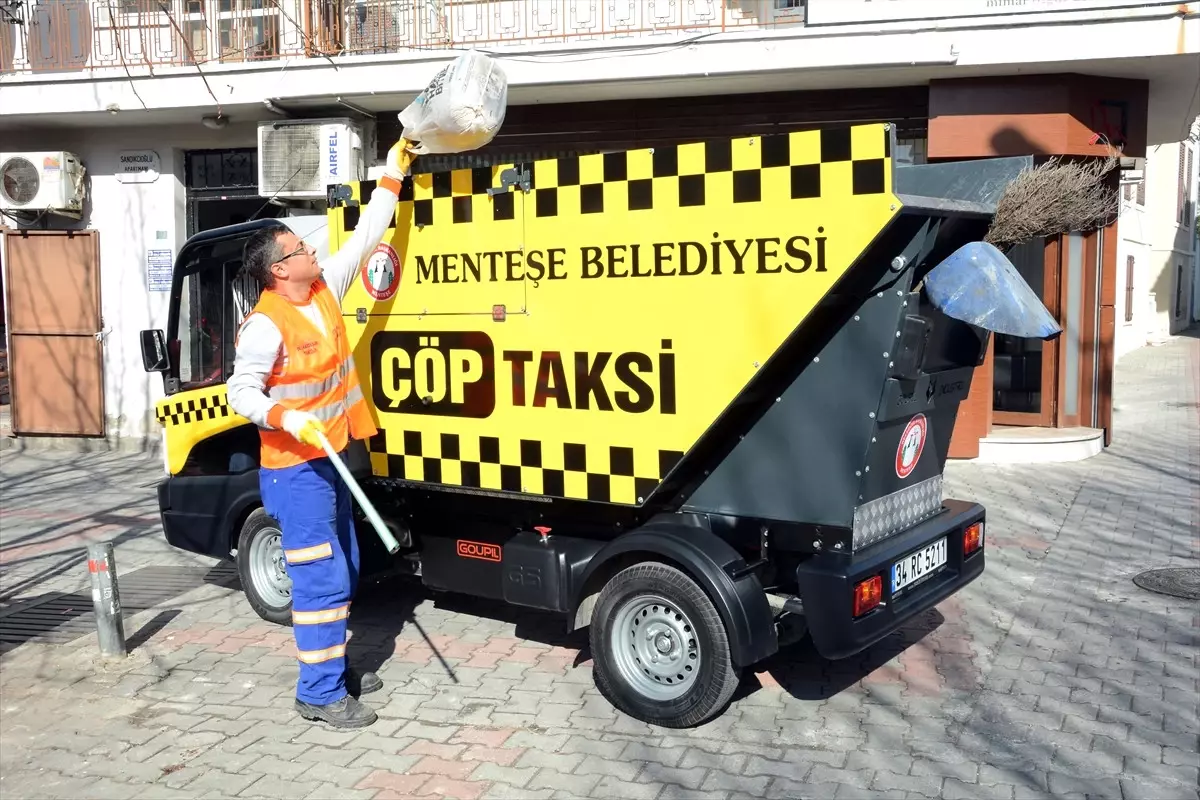 Menteşe\'de "Çöp Taksi" Hizmeti