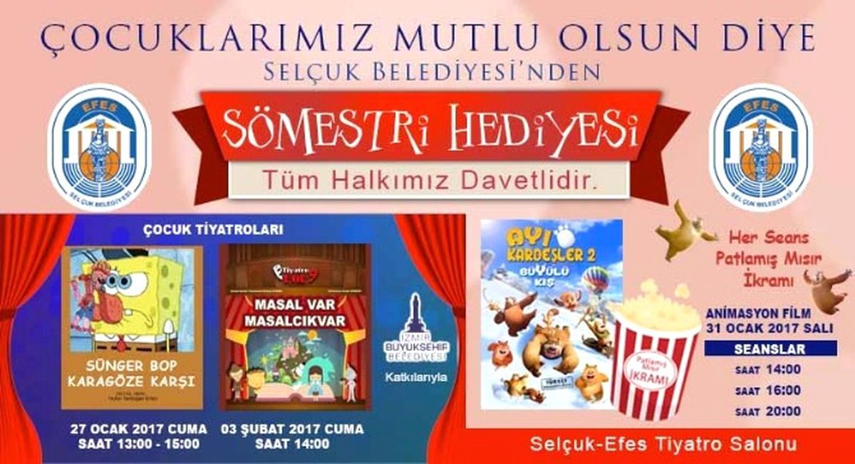Selçuk Belediyesi\'nden Sömestr Hediyesi