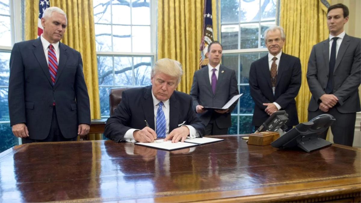 Trump ABD\'yi Trans Pasifik İşbirliği Anlaşması\'ndan Çekiyor