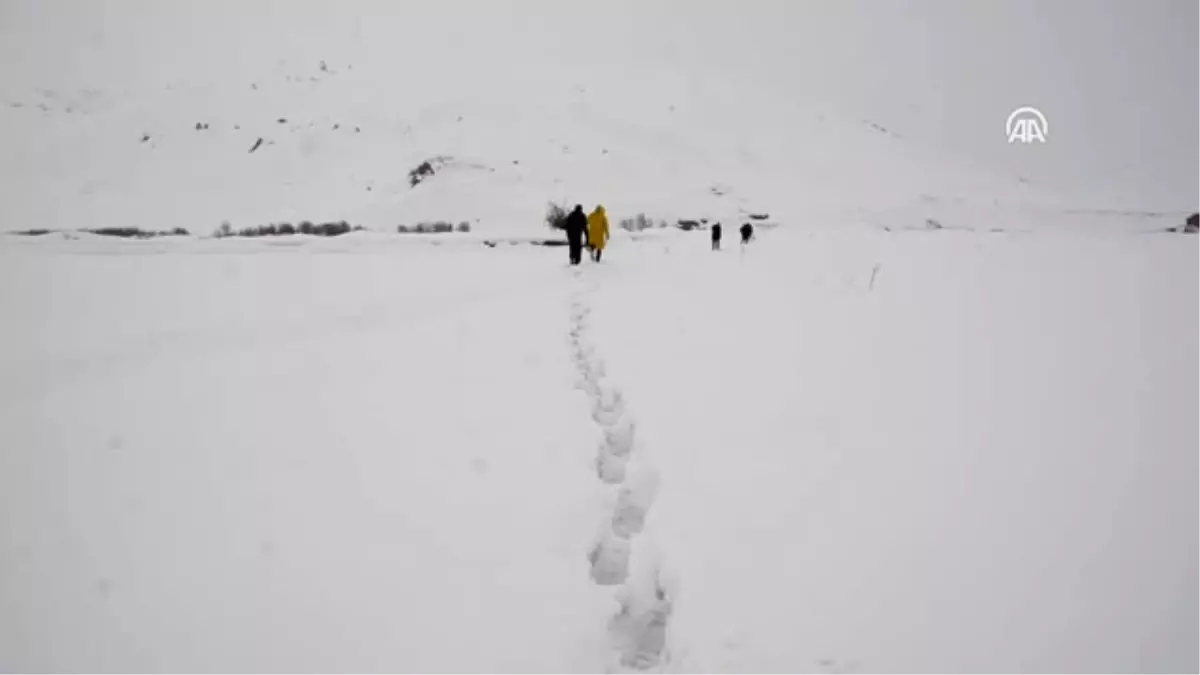 Buz Tutan Derede Balık Avı