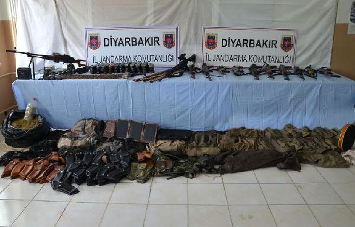 Diyarbakır\'da 2016 Yılında Ele Geçirilen Silah ve Mühimmat Bilançosu