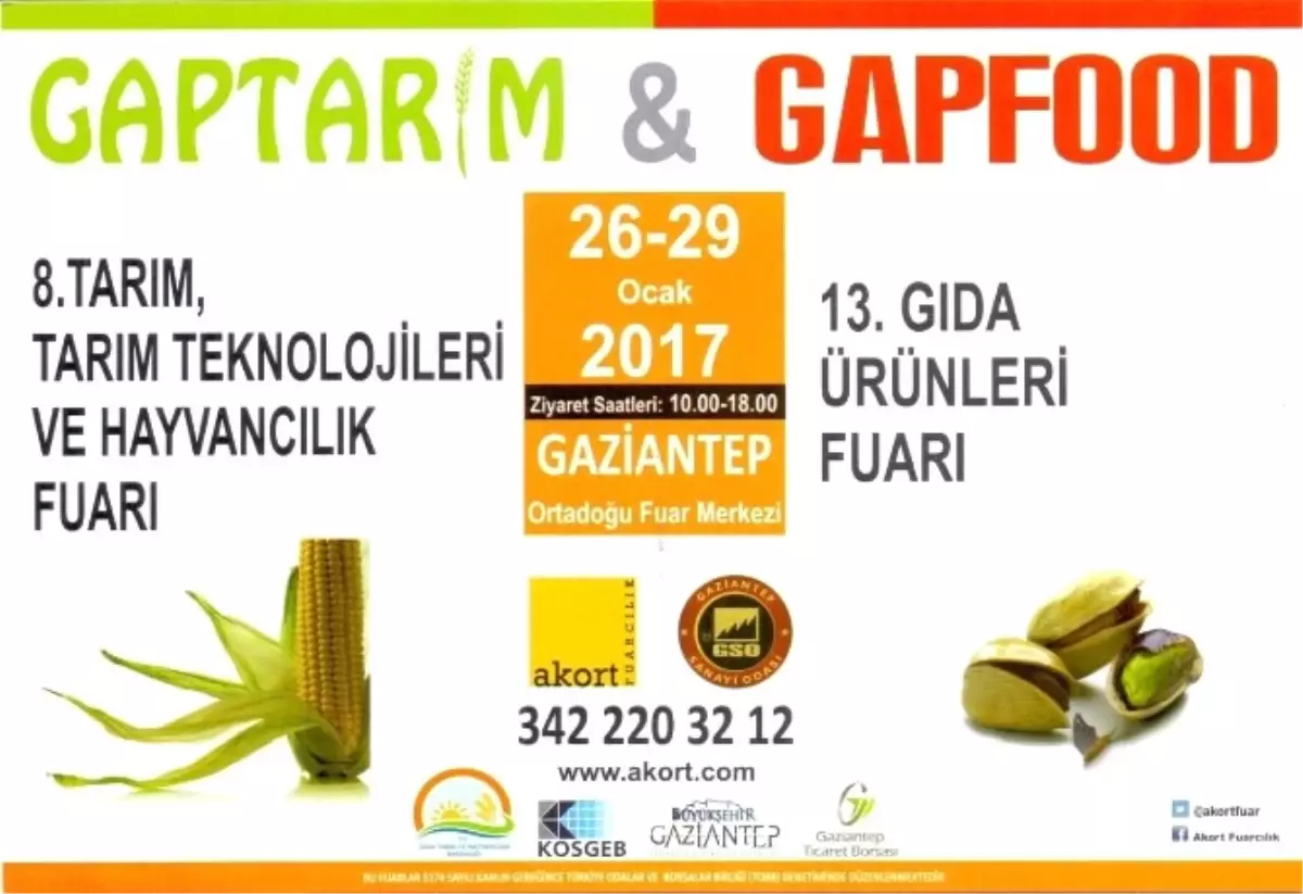 Gaptarım ve Gapfood Fuarlarının Açılışını Başbakan Yardımcısı Şimşek Yapacak