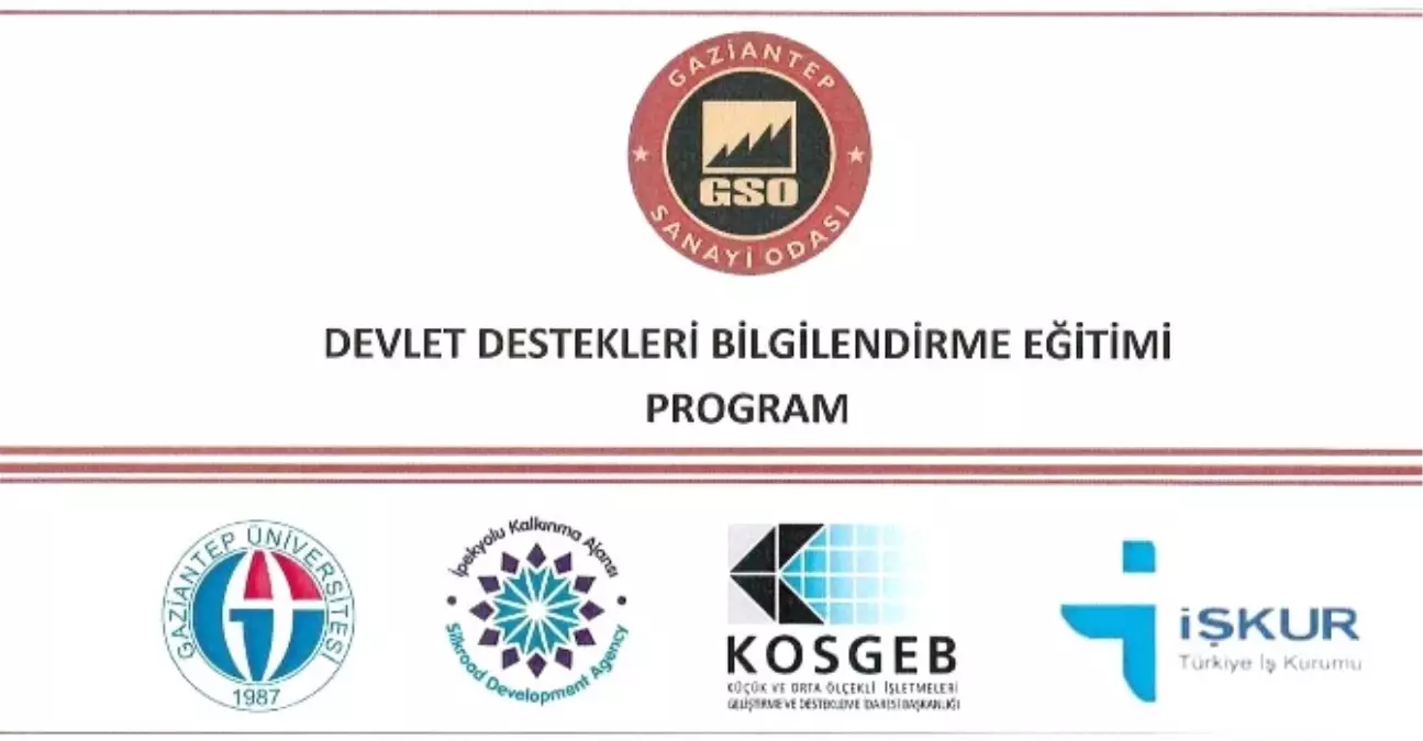 Gso\'da Devlet Destekleri Bilgilendirme Eğitimi Programı Yapılacak