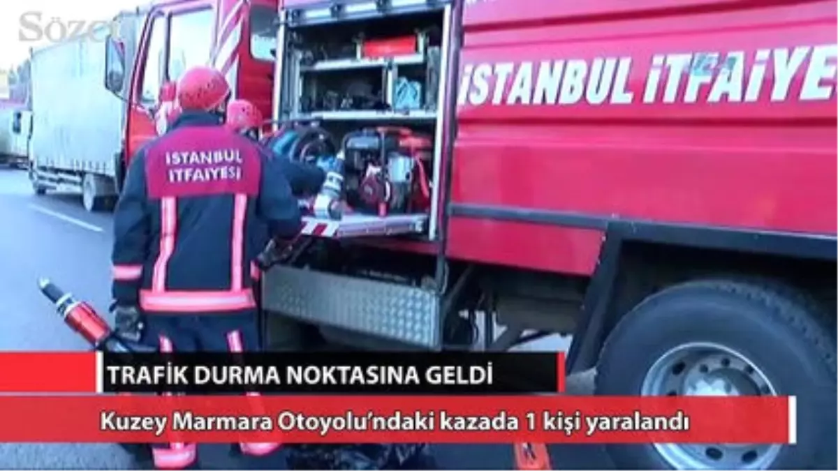 Kuzey Marmara Otoyolu\'nda Trafik Durma Noktasına Geldi