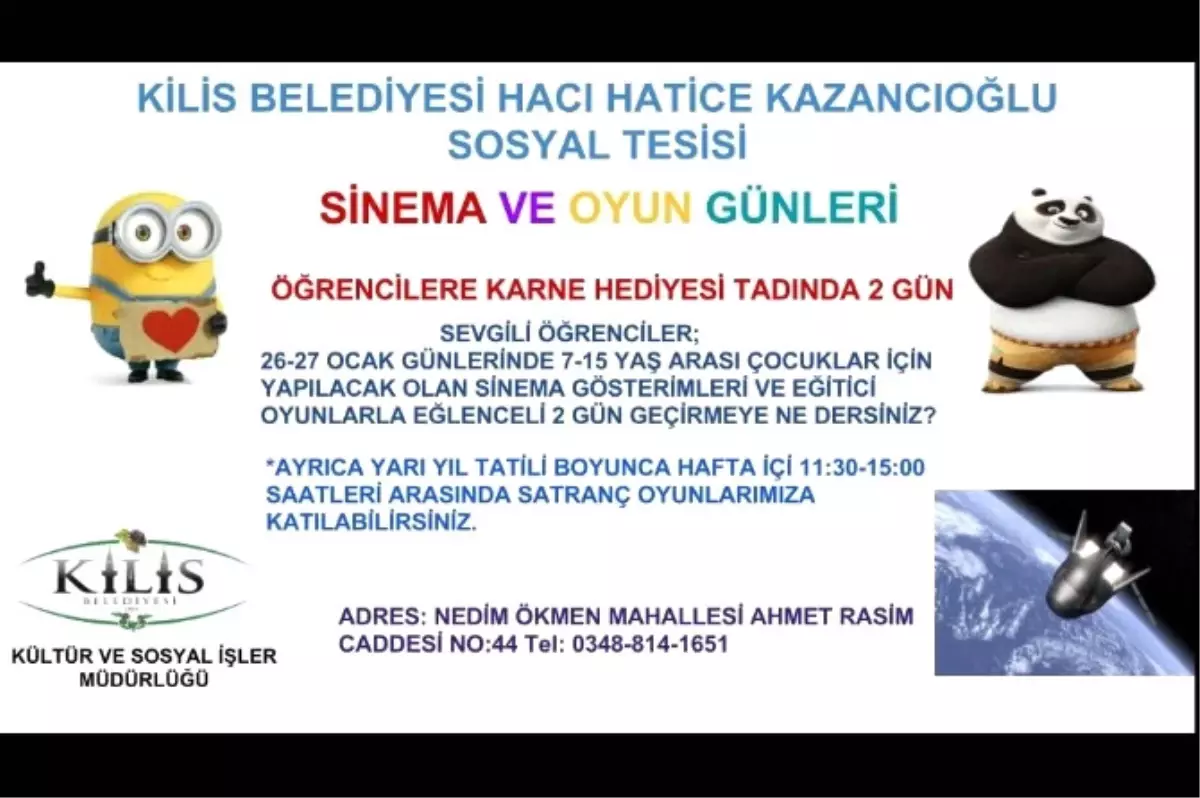 Sinema ve Oyun Günleri