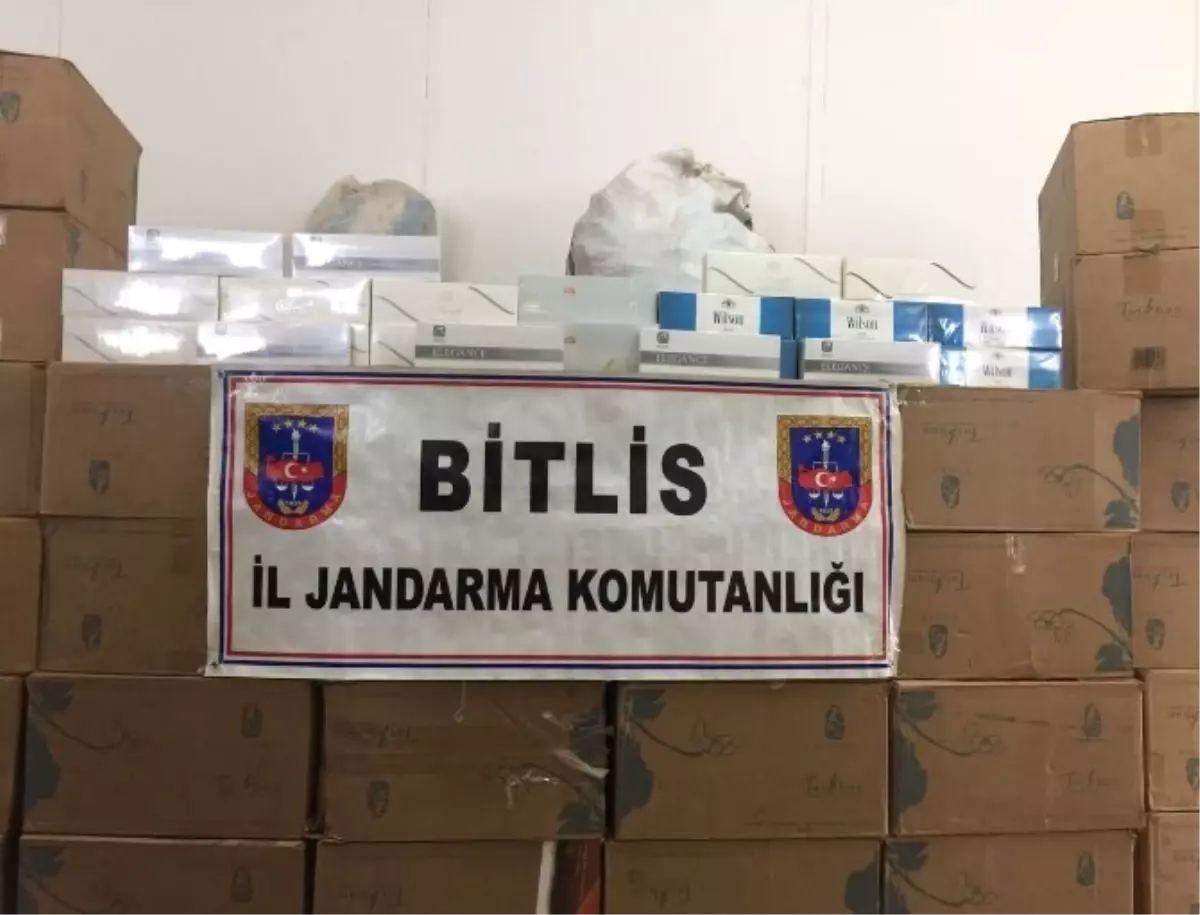 Bitlis\'te Kaçak Sigara Operasyonu