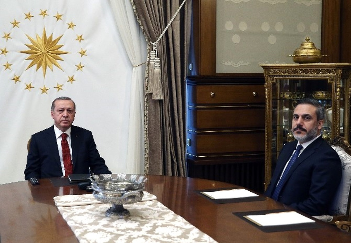 Cumhurbaşkanı Erdoğan Hakan Fidan\'ı Kabul Etti