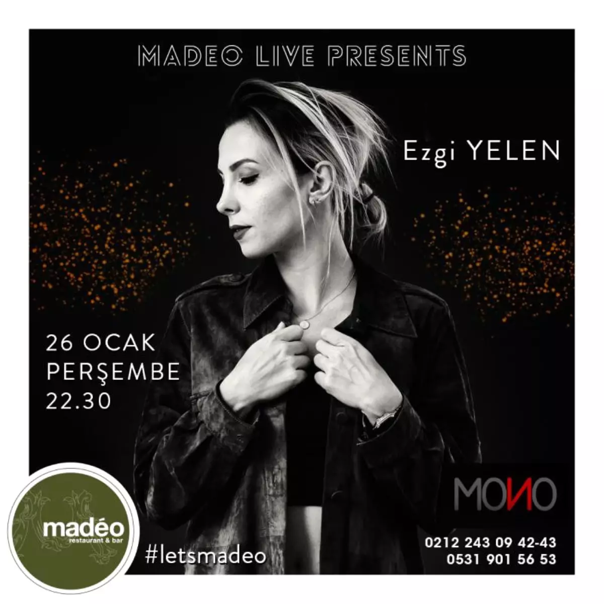 Ezgi Yelen Canlı Performans @ Madeo Karaköy