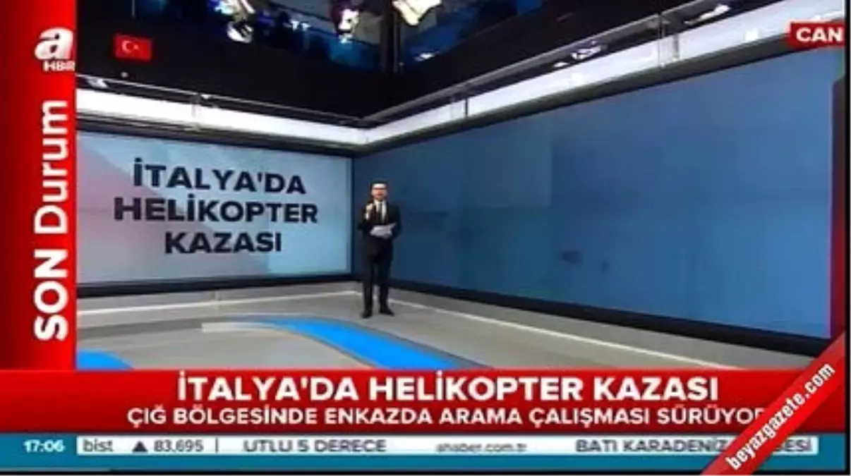 İtalya\'da Kurtarma Helikopteri Düştü