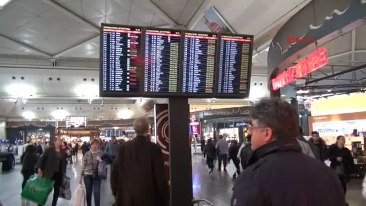 Kar Yağışı Başladı, Havalimanında Iptaller 478 Oldu