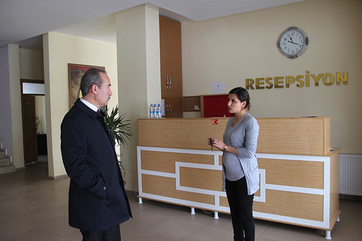 Rektör Yıldız Kampüsteki Birimleri İnceledi
