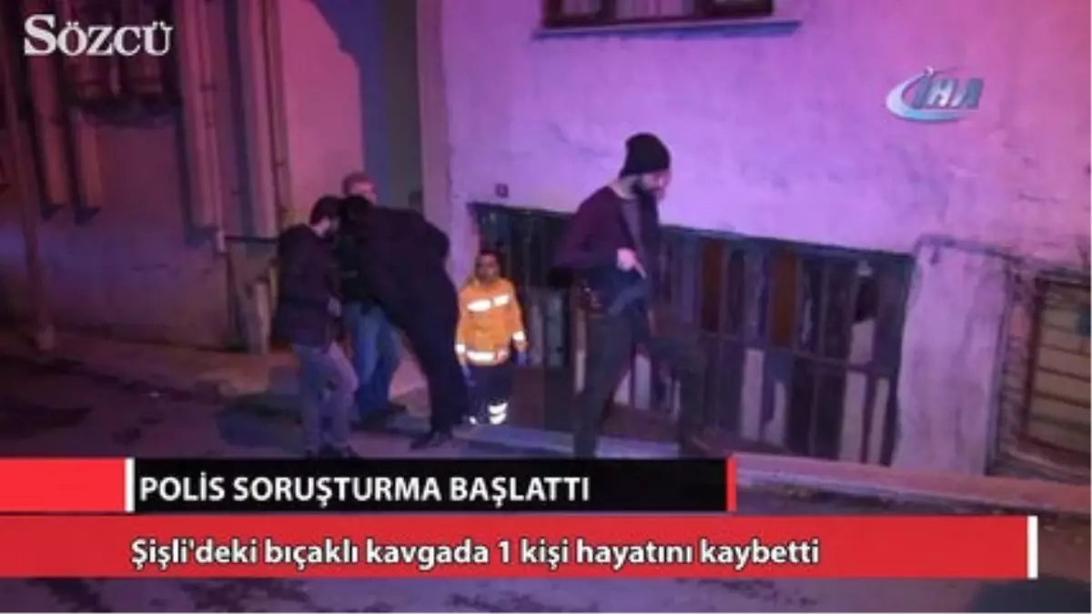 Şişli\'de Bıçaklı Kavga: 1 Ölü