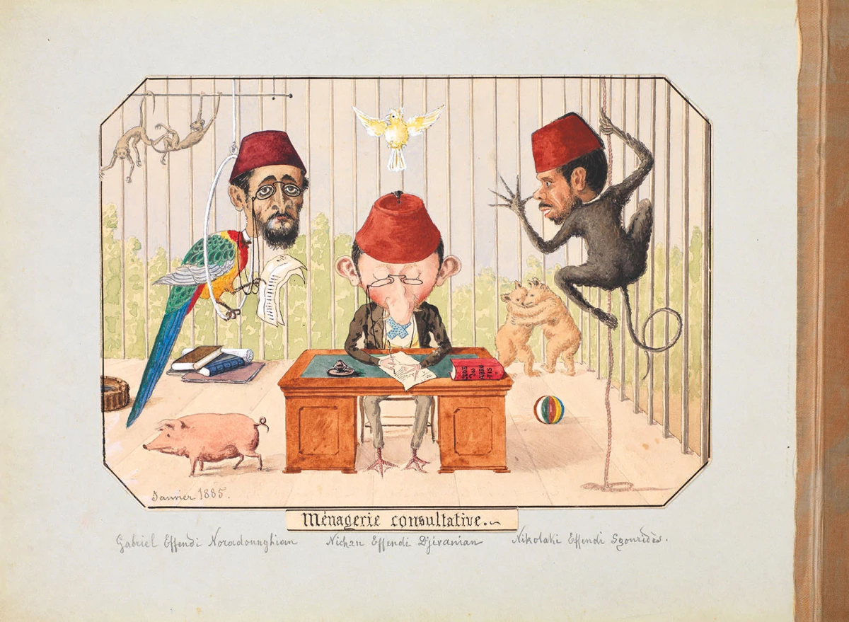 Yusuf Franko\'nun İnsanları "Bir Osmanlı Bürokratının Karikatürleri"