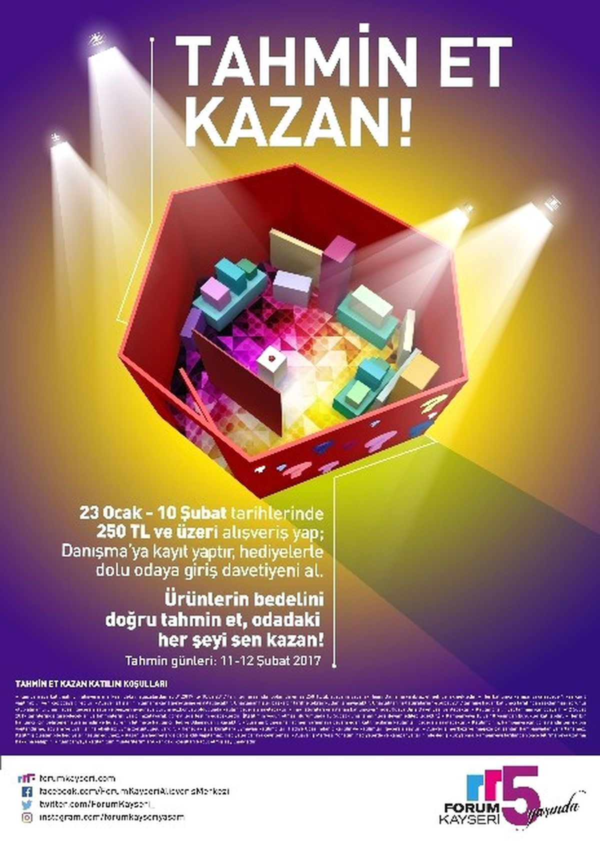 Forum Kayseri\'de Hediyelerle Dolu Sürpriz Oda