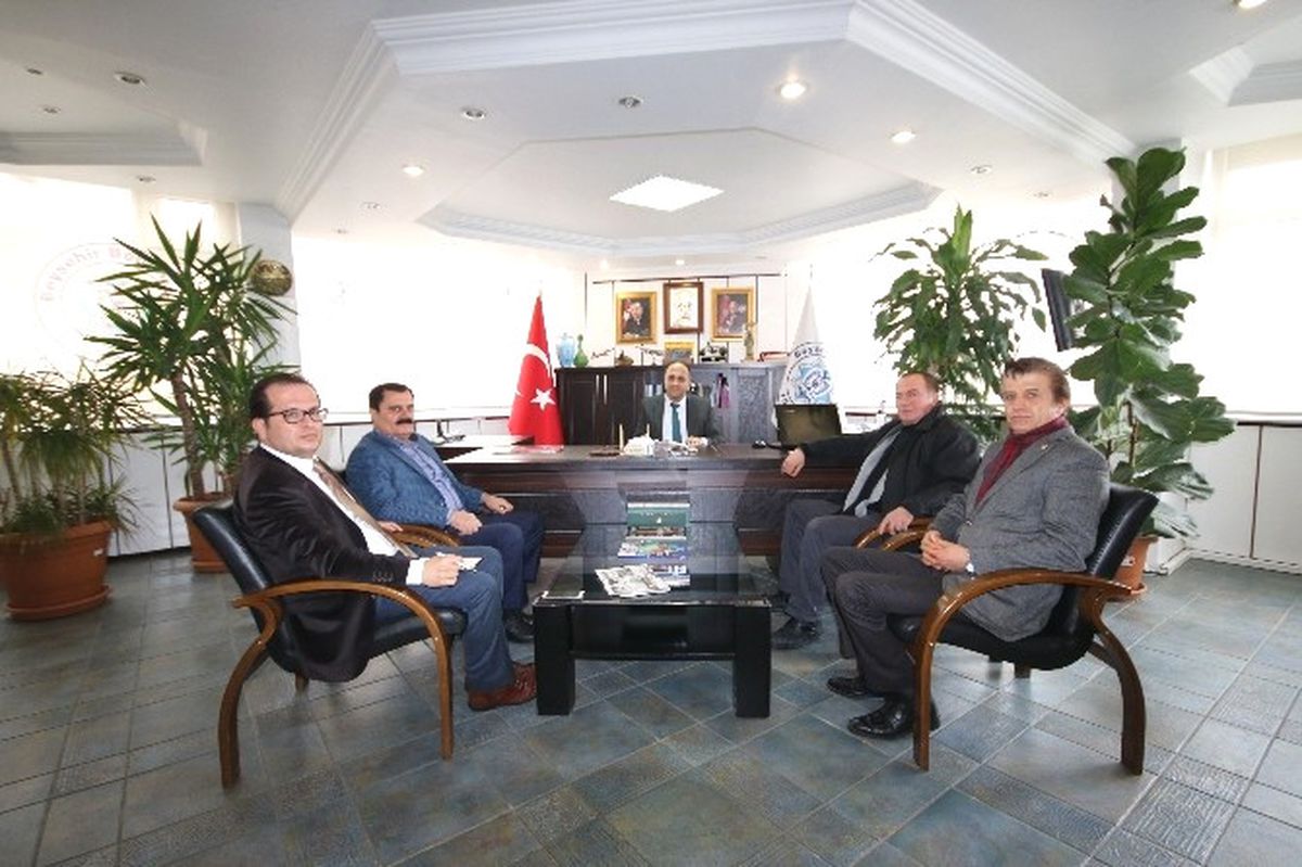 MHP ve CHP Yönetiminden Başkan Özaltun\'a Ziyaret