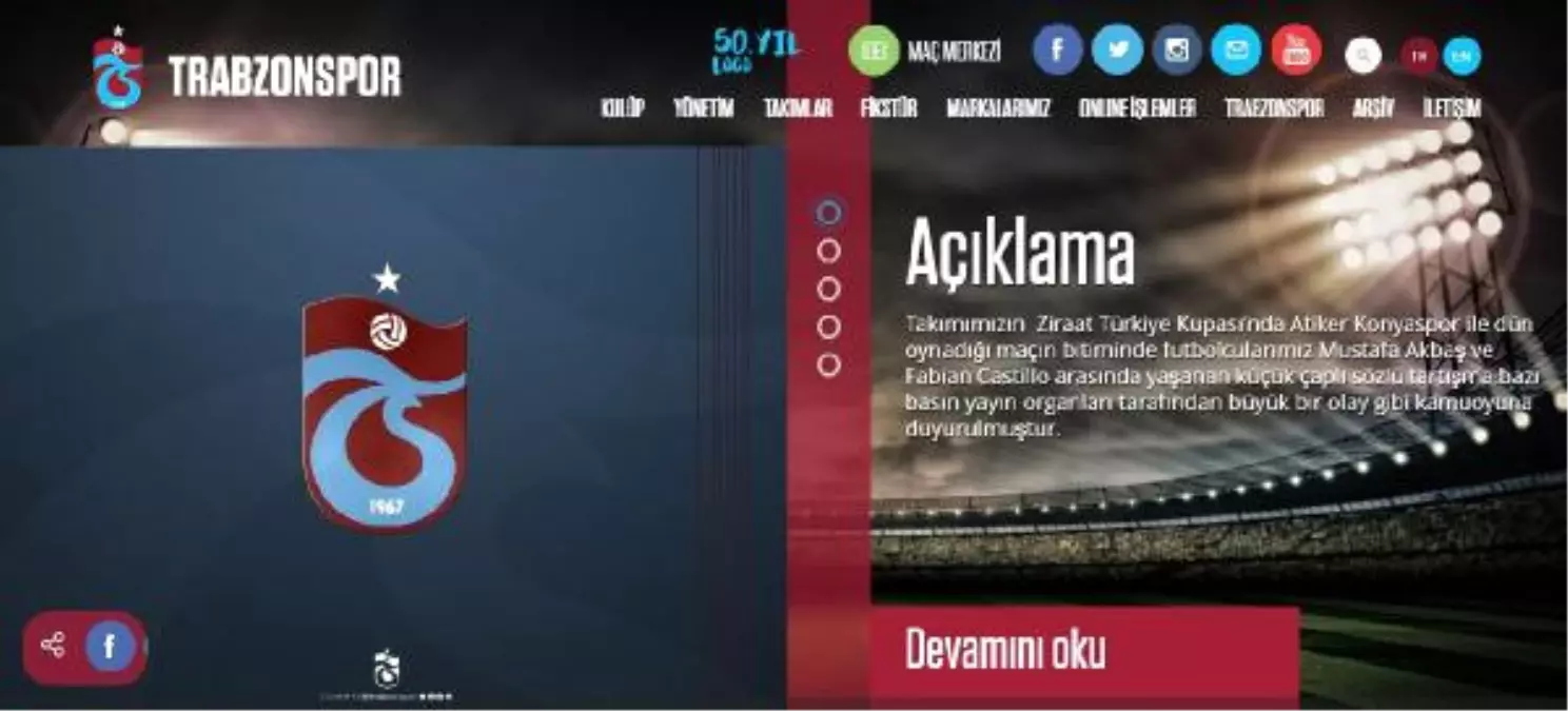 Trabzonspor\'dan Tartışma Açıklaması