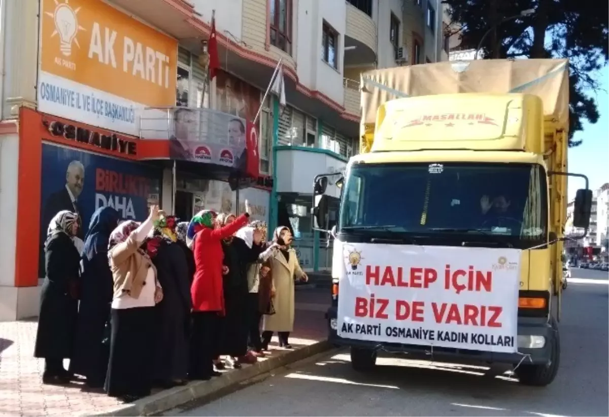 AK Parti Kadın Kollarından Suriyeli Mültecilere Yardım