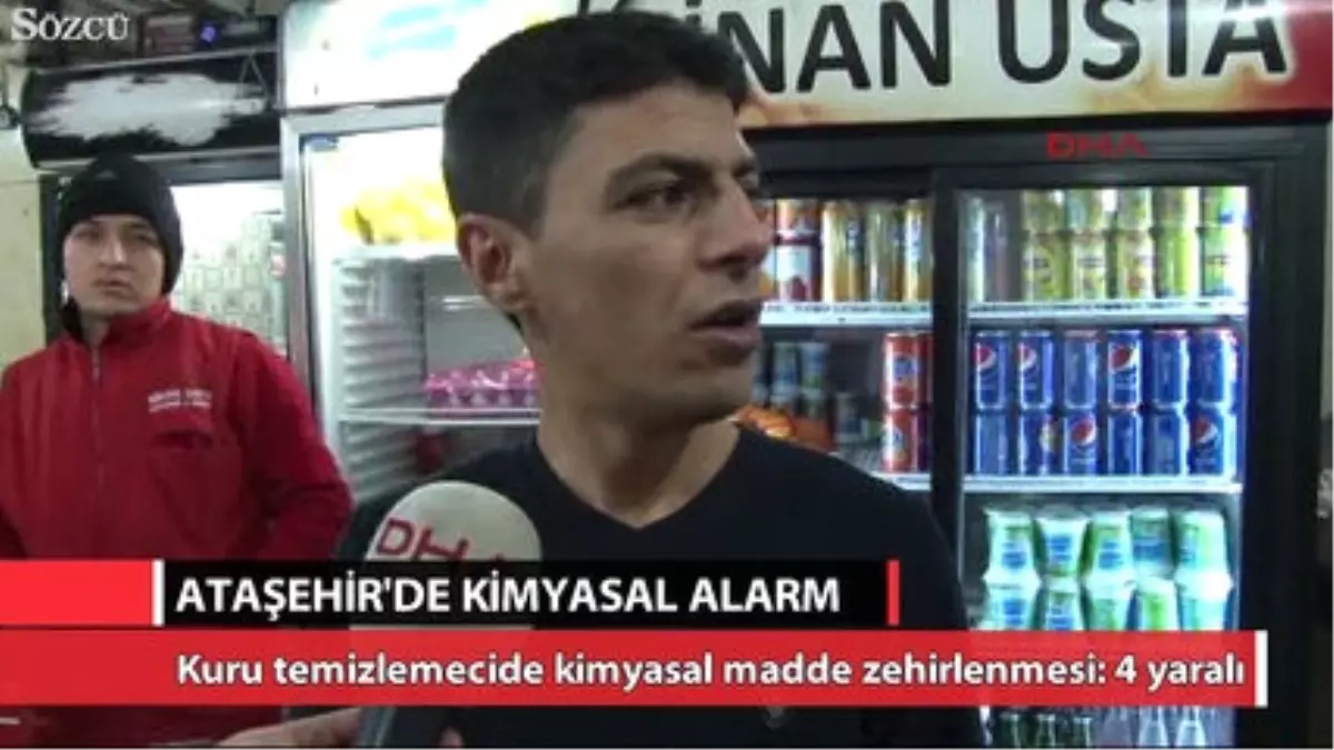 Ataşehir\'de Kimyasal Alarm