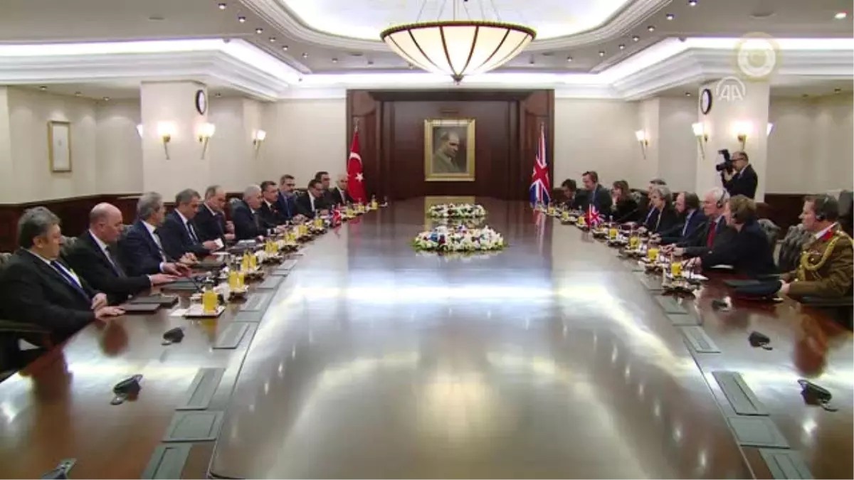 Başbakan Yıldırım ve May, Heyetler Arası Görüşmelere Başkanlık Etti