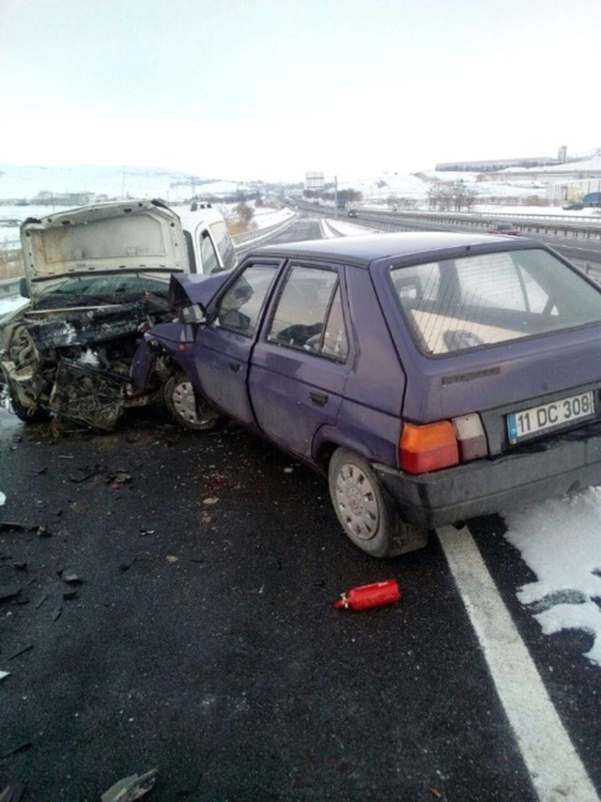 Bilecik\'te Trafik Kazası: 2 Yaralı