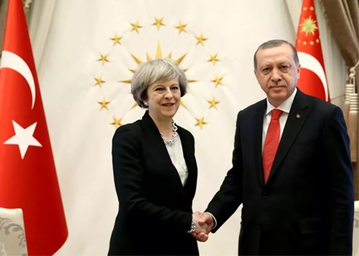 Erdoğan, İngiltere Başbakanı May\'i Kabul Etti