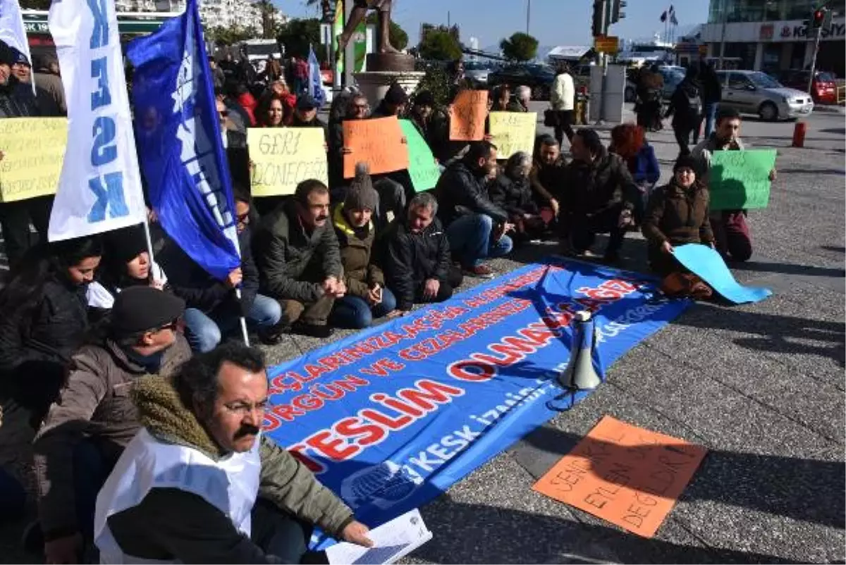 Memurlardan Meslektaşları İçin Protesto