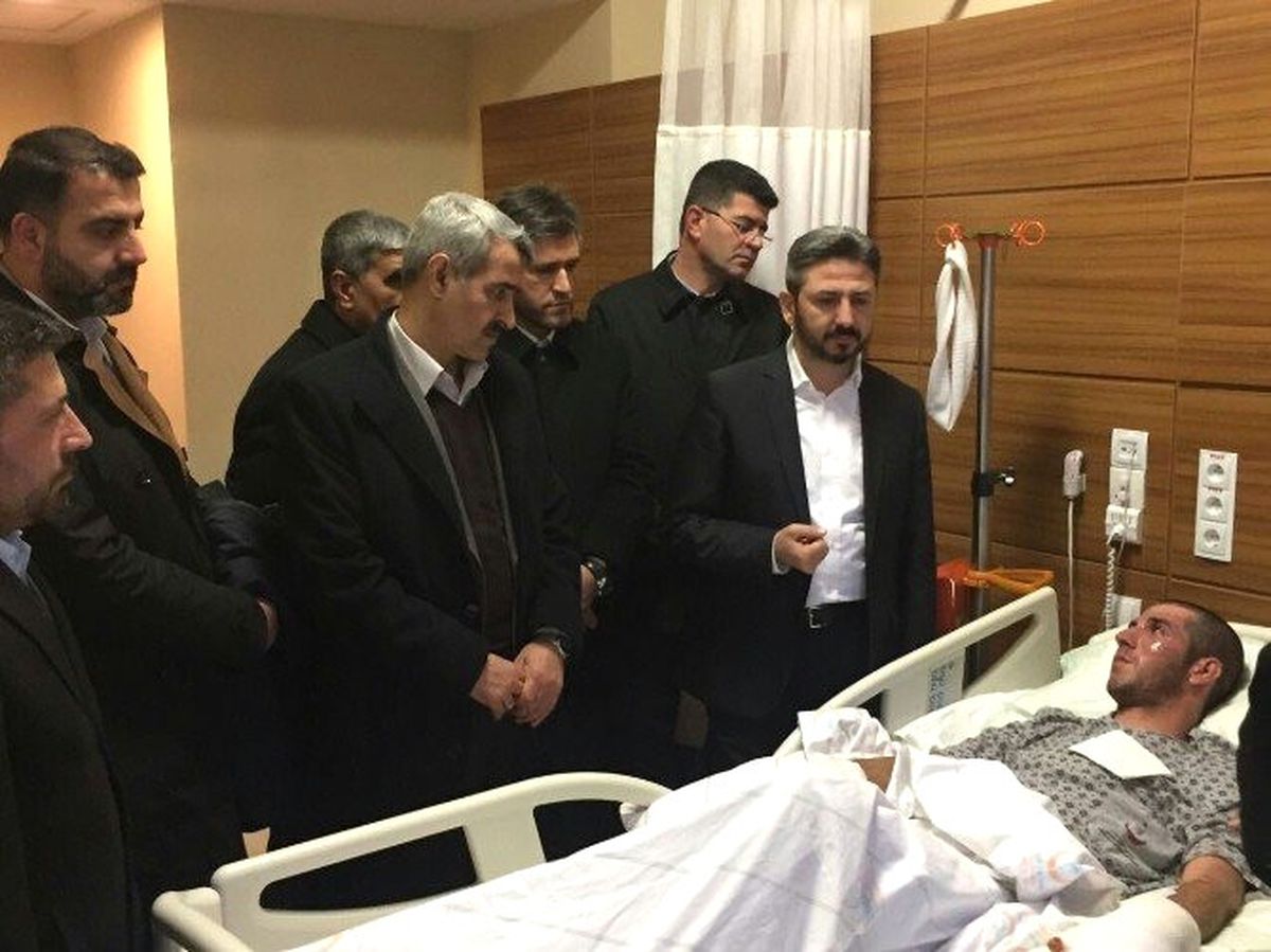 TBMM Başkanvekili Aydın\'dan Suriye\'de Yaralanan Askere Ziyaret