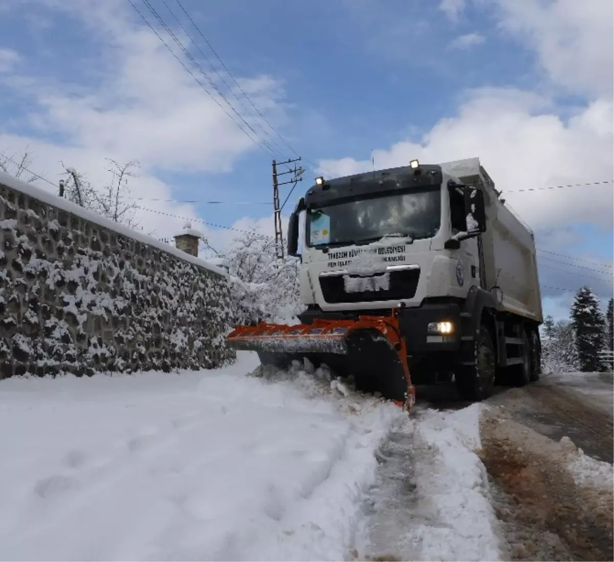 Trabzon\'da Kar Seferberliği