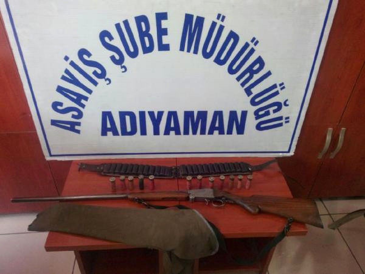 Adıyaman\'da, Evden Tüfek ve Para Hırsızlığına Tutuklama
