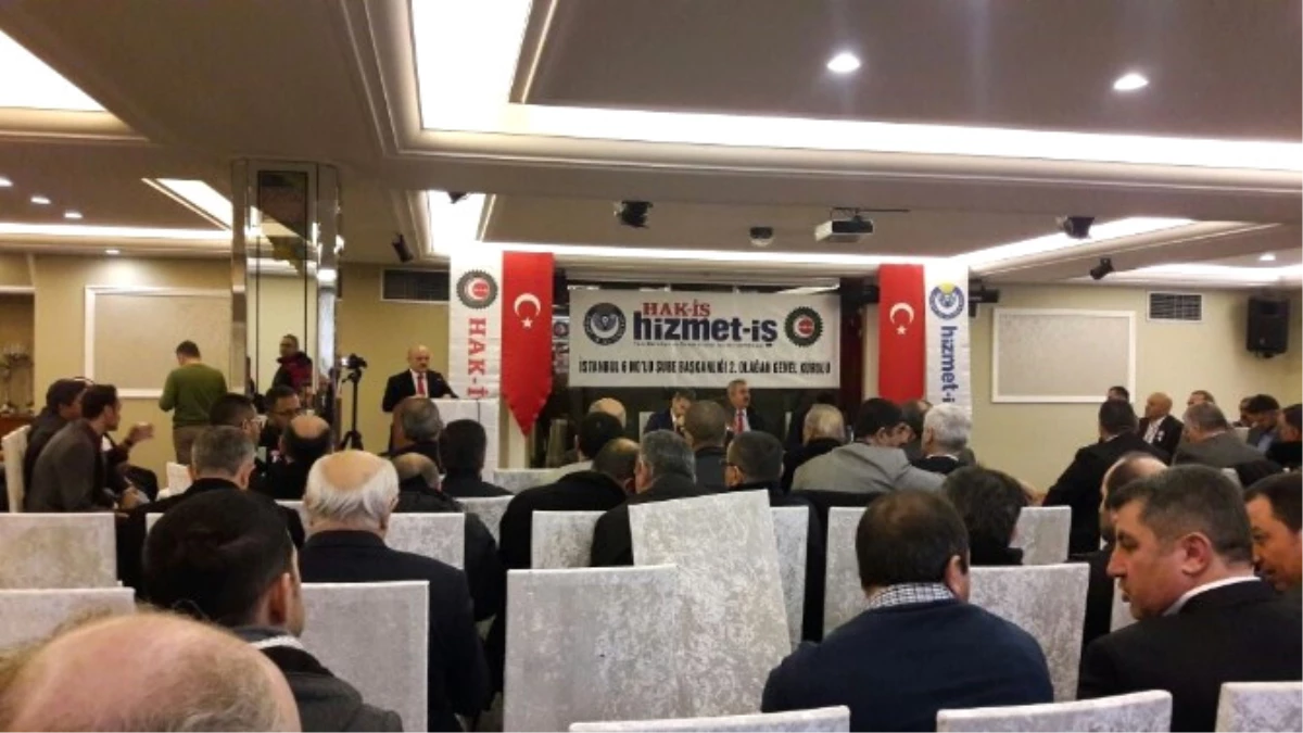 Hizmet-İş Sendikası İstanbul 6 No\'lu Şubesi Genel Kurulu