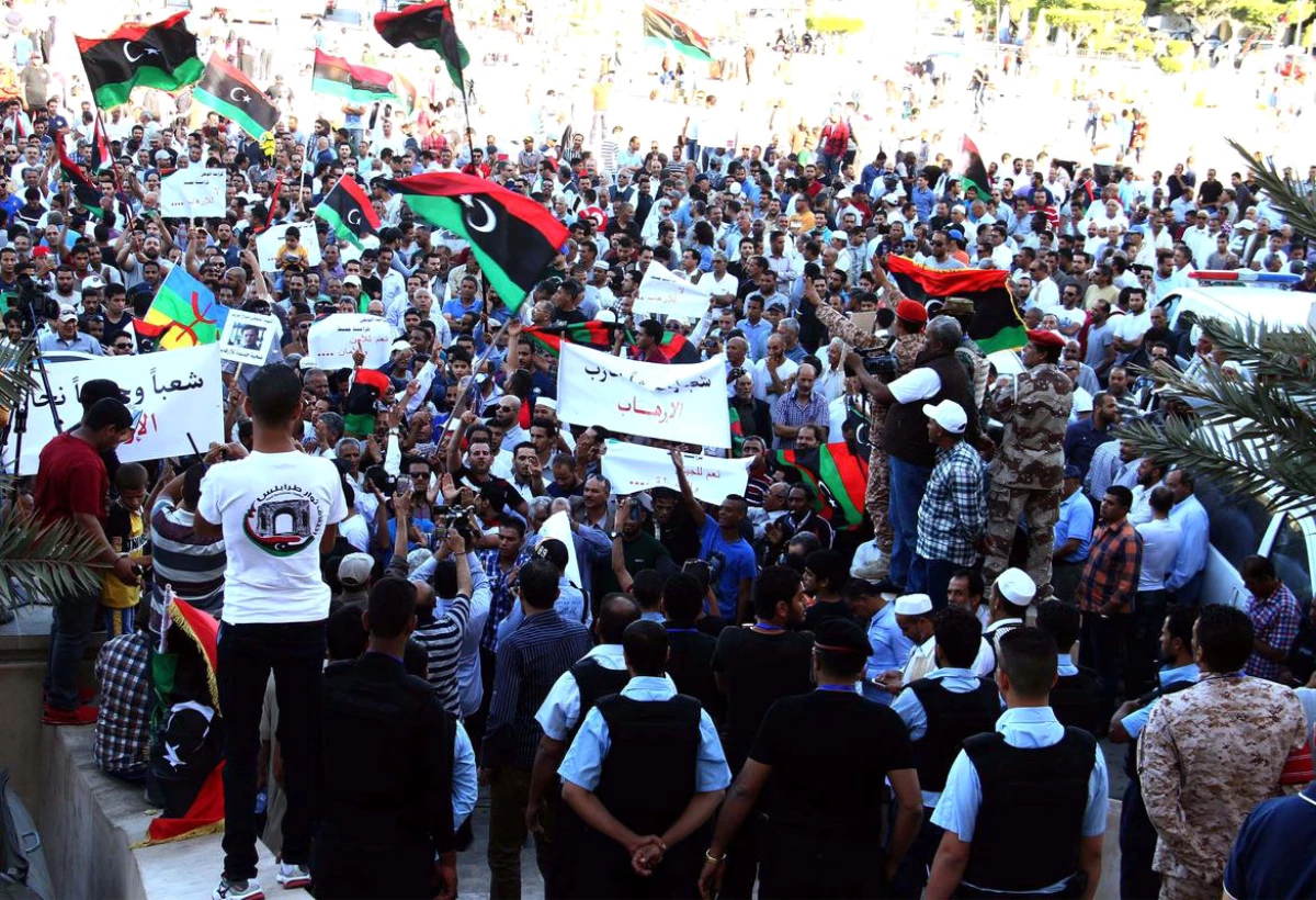 Libya\'nın Güneyinde Gösteri