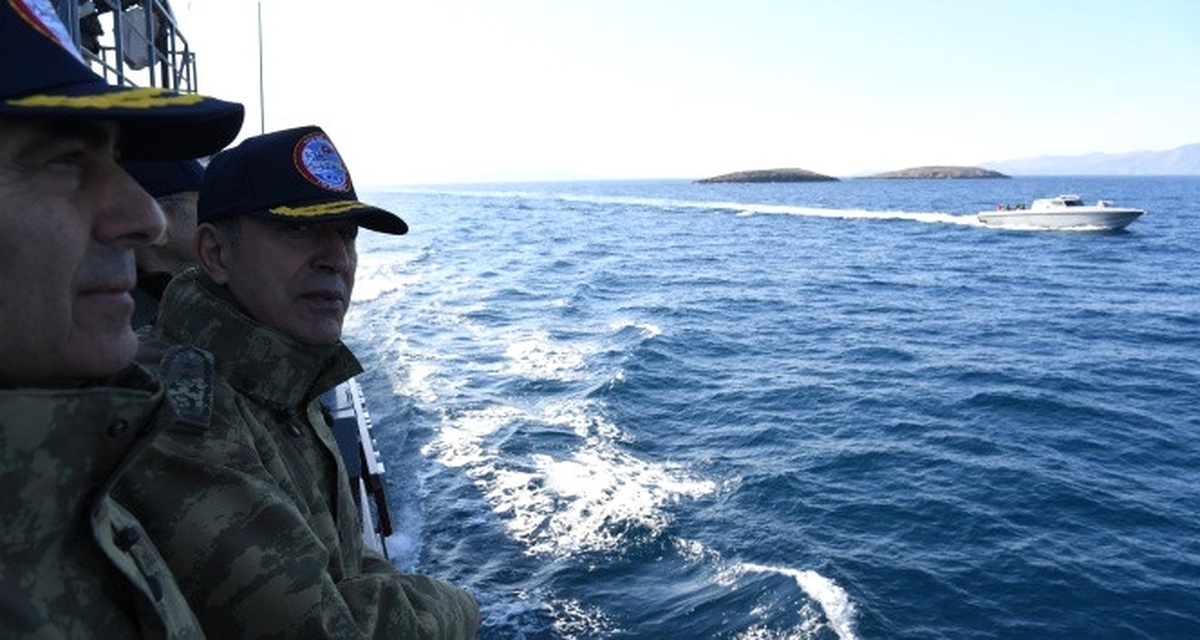 Orgeneral Akar\'ın Kardak Bölgesinde Yaptığı İnceleme