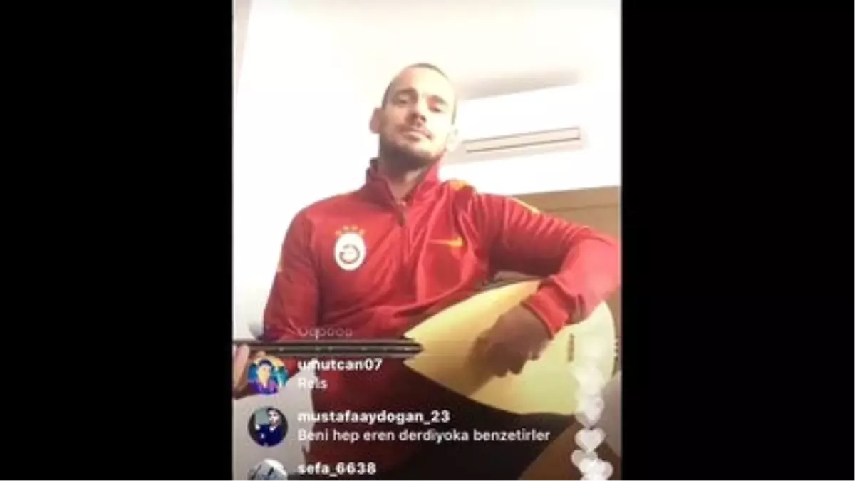 Wesley Sneijder Saz Çaldı, Eren Derdiyok Söyledi!