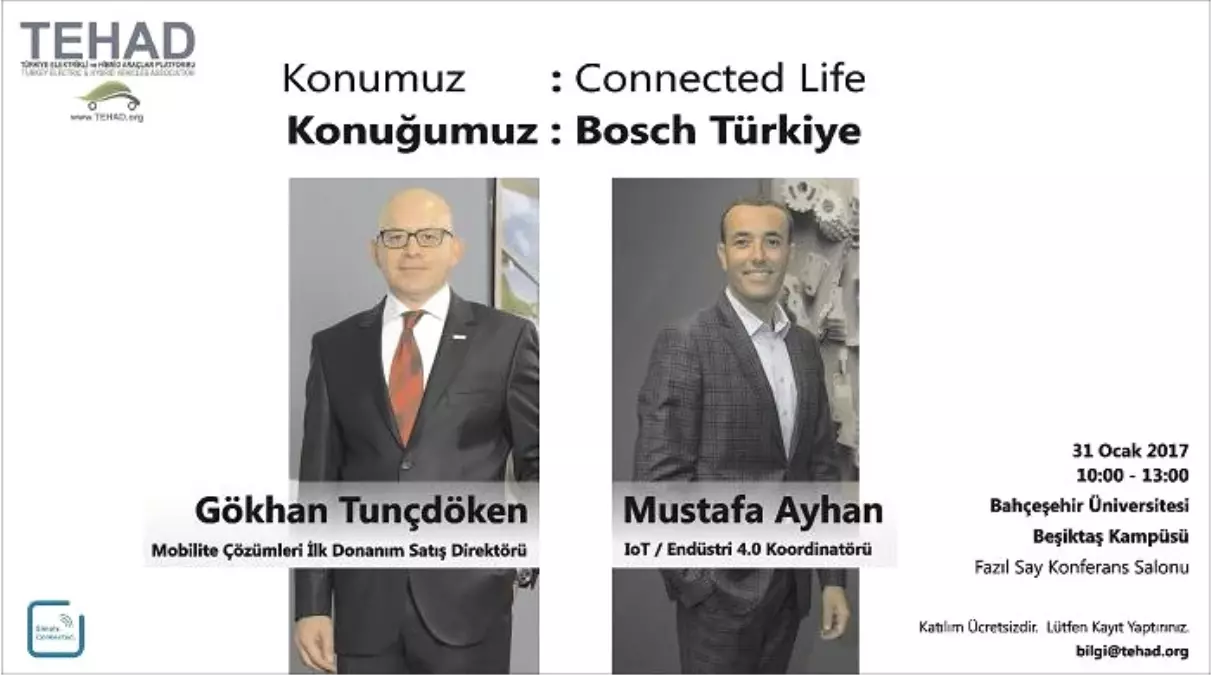 Bosch Türkiye ile Connected Lıfe Buluşması