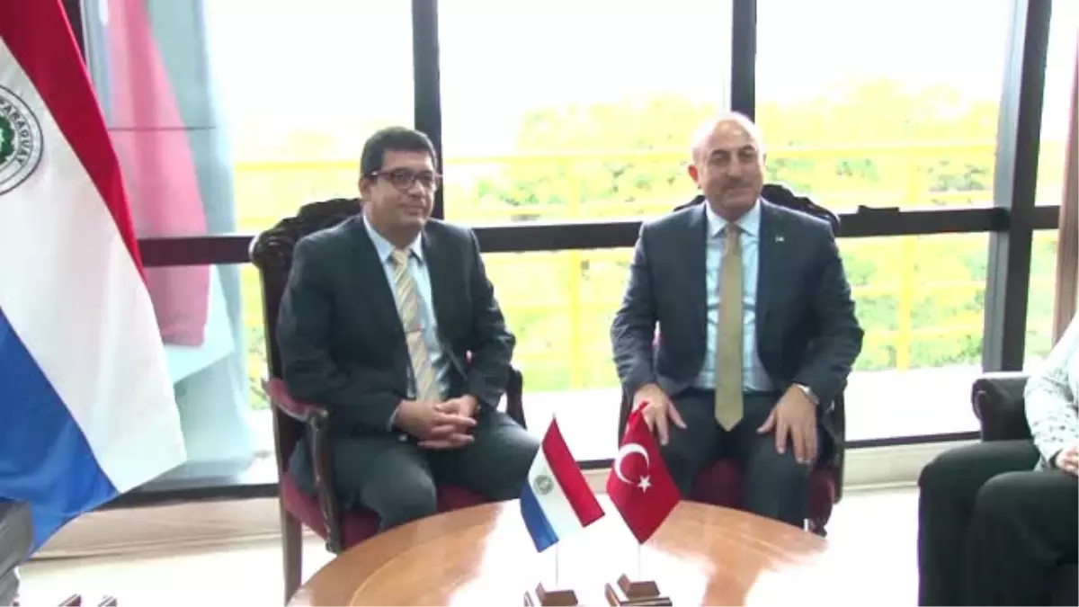 Çavuşoğlu, Paraguay Temsilciler Meclisi Başkanı Velazquez Ile Görüştü